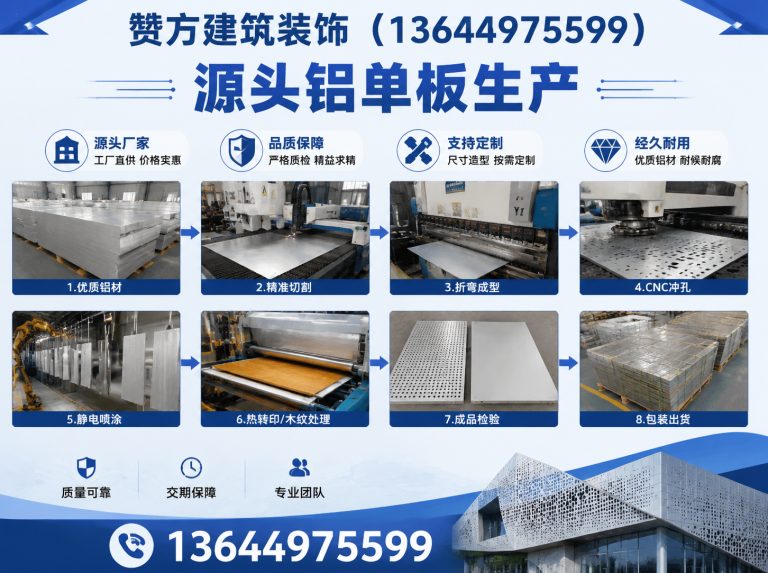 康平县铝单板安装展示图